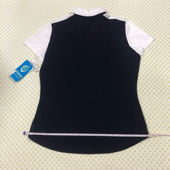 GG BLUE - WOMEN’S DYLAN SHORT SLEEVE ATHLETIC TOP COLOR BLOCK NWT - Picture 11 of 11